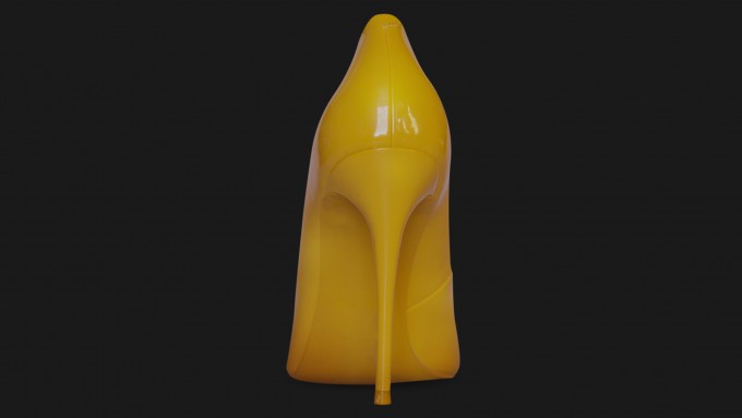 Sexy high heel yellow shoes Oversal