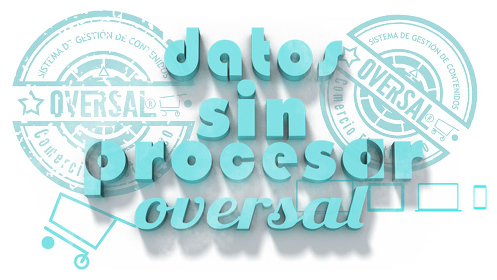 Colourful 3D Text Analitica Datos Sin Procesar Oversal